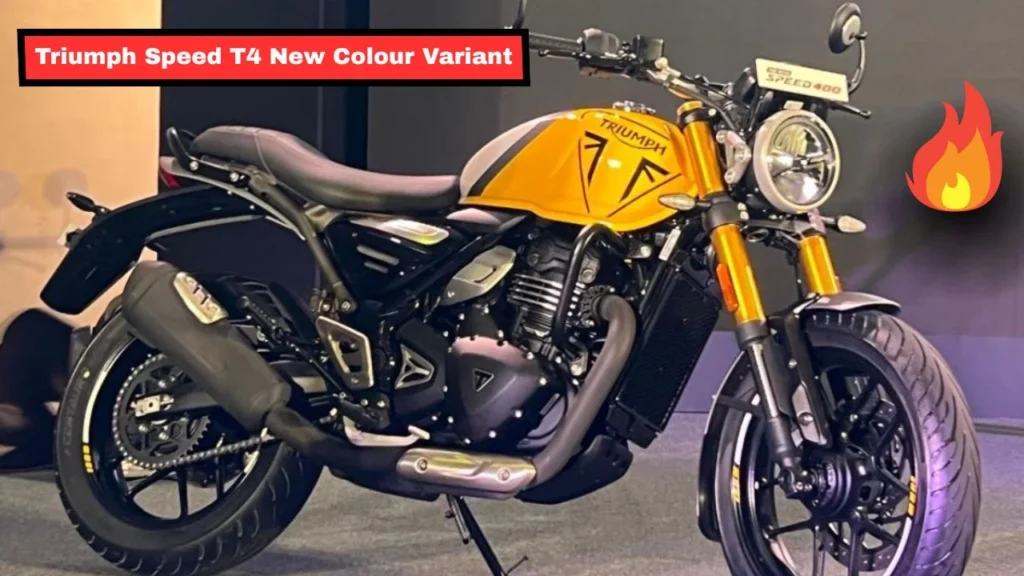 Triumph Speed T4 New Colour Variant